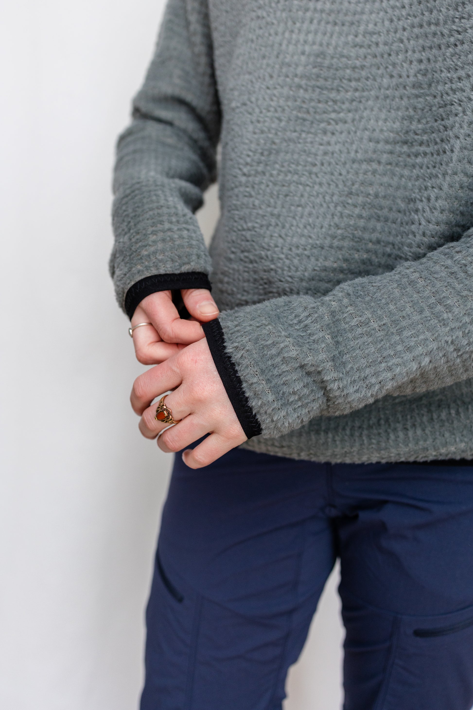 Polartec Alpha Direct Hoodie, grey 120 gms Alpha Direct Sweater Terra_Ultralight